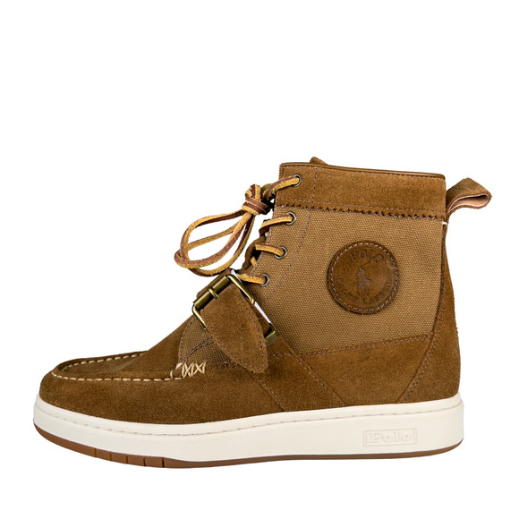 Polo Ralph Lauren Ranger Nubuck & Canvas Sneaker Boot Men\'s Size 7.5 main image 4